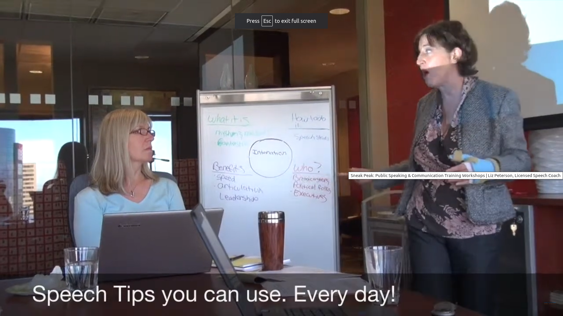 Public Speaking and Presentation Training Class